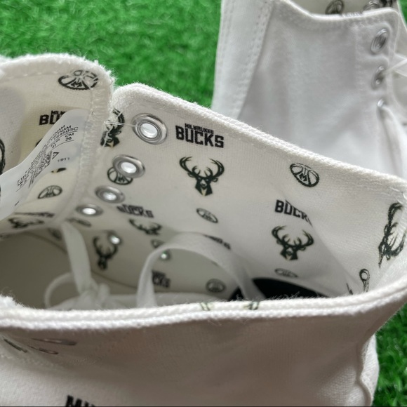 Converse All Star Chuck Taylor Ctas Hi Bucks NBA - Picture 3 of 9